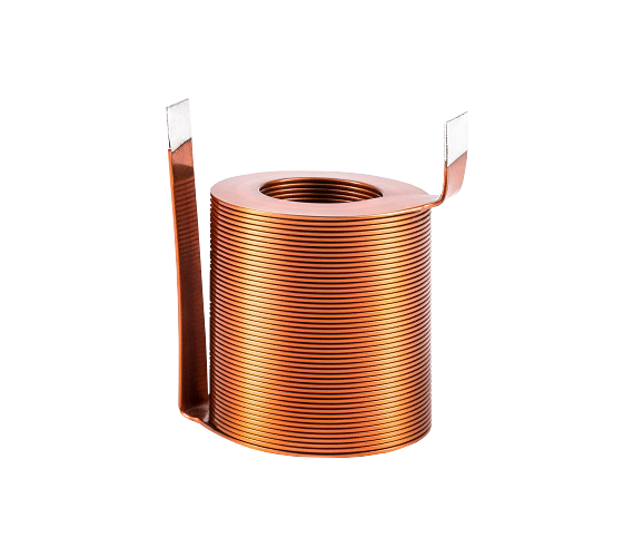 Air core coil cylindrical/rectangular edgewise wound