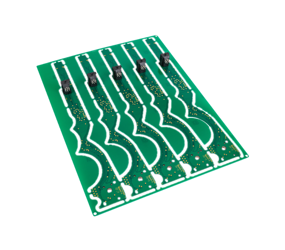 THT assembly of customer-specific PCB