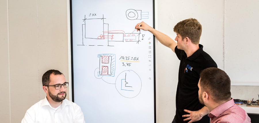 Al tijdens de prototyping levert KUK belangrijke informatie die van grote waarde blijkt te zijn bij de serieproductie.